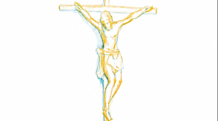 Dibujo realizado por Lucía cursillista de Aranjuez en una de las meditaciones de los ejercicios