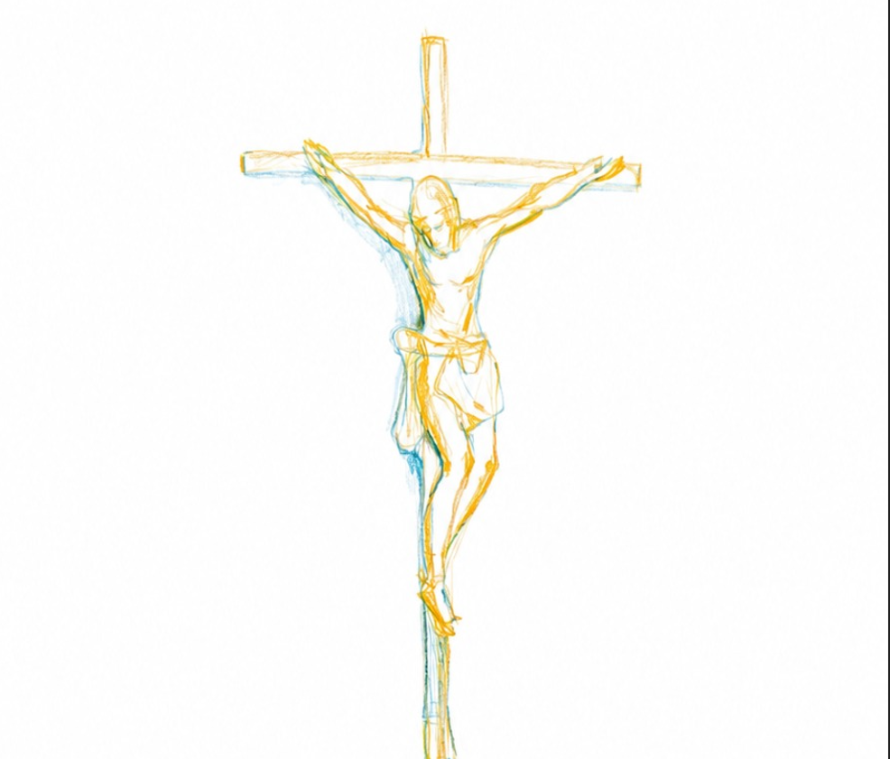 Dibujo realizado por Lucía cursillista de Aranjuez en una de las meditaciones de los ejercicios