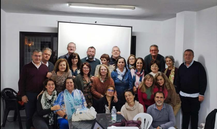 Visita del dibujante Fano en la Diócesis de Málaga