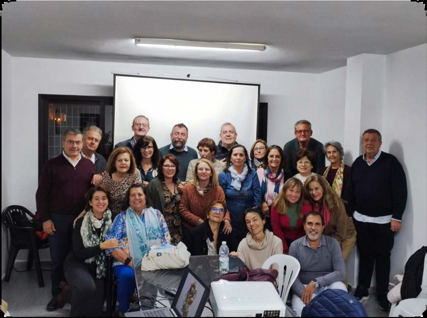 Visita del dibujante Fano en la Diócesis de Málaga
